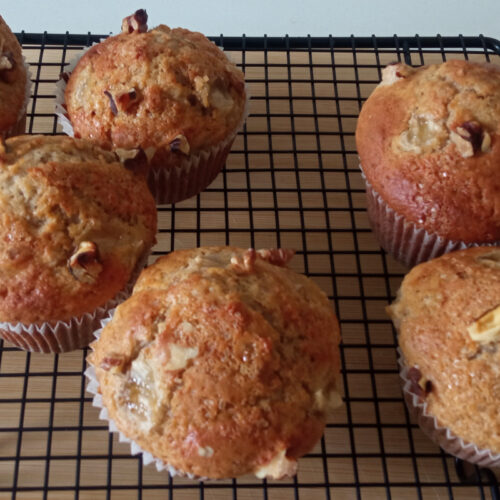 banana walnut muffins recipe